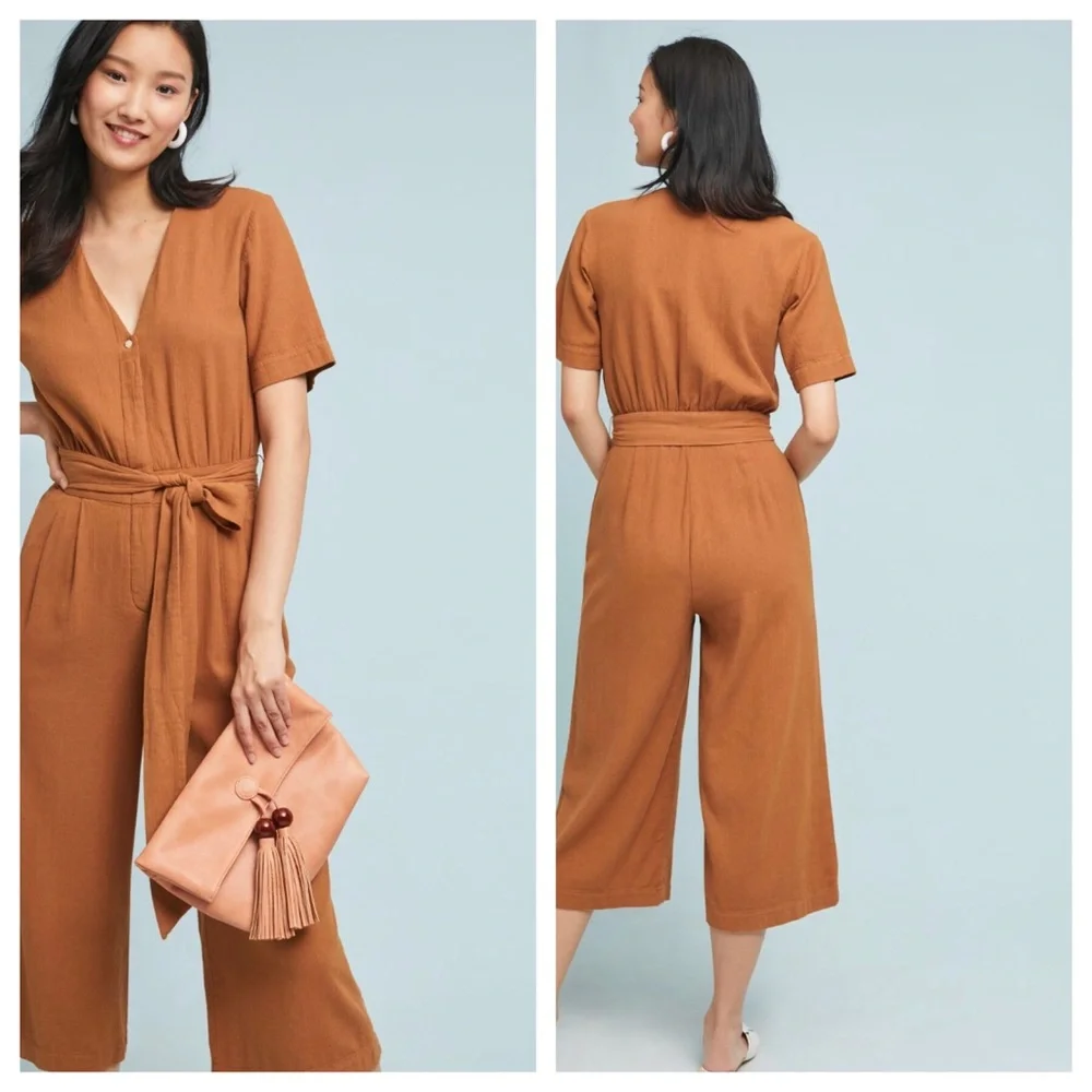 HTF NWT ANTHROPOLOGIE Bella Jumpsuit - Picture 4 of 8